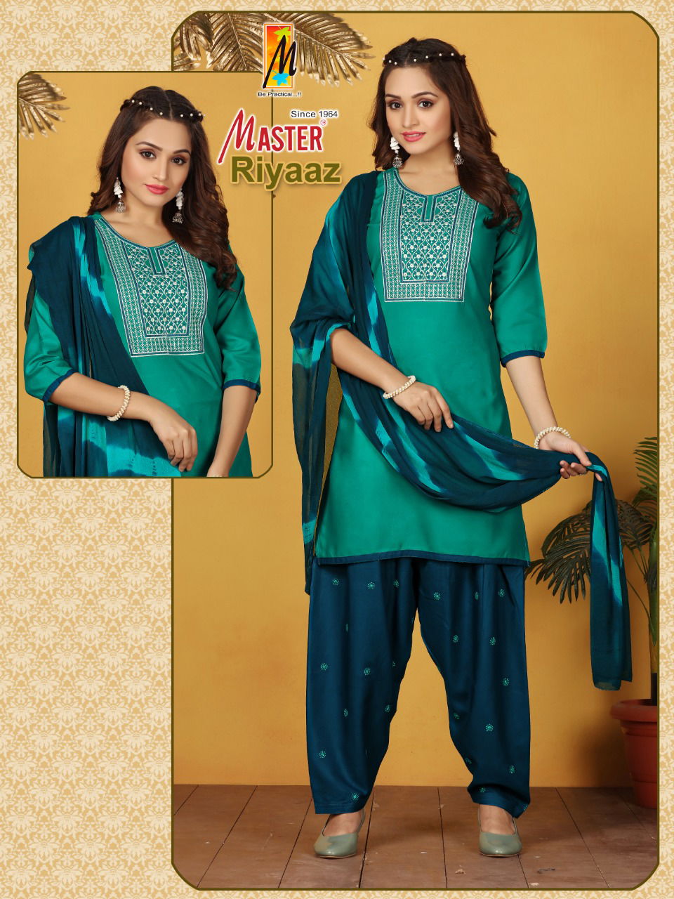 Master Riyaaz Wholesale Readymade Salwar Suits Catalog